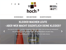 Tablet Screenshot of hochschulenhoch3.de